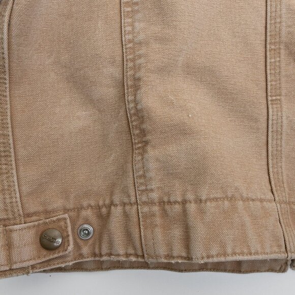 Vintage Carhartt Jacket Detroit Blanket Canvas Lined Workwear WJ097 Camel Brown - Picture 11 of 12